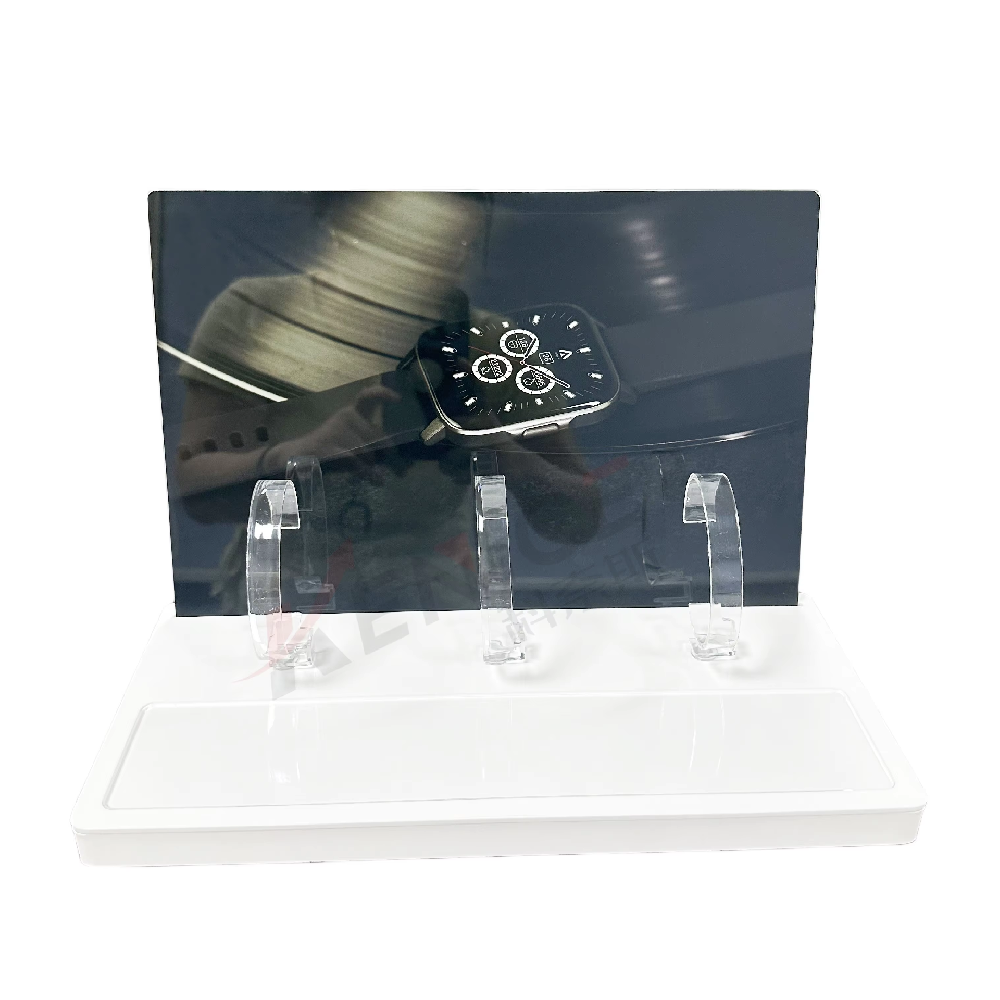 热销定制钟表店光学手表展示架（亚克力手表立牌支架）