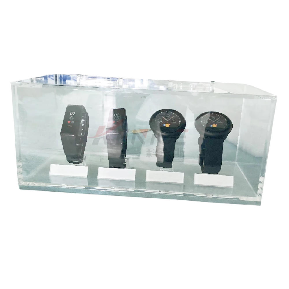 定制台面亚克力手表展示架（挂板墙悬挂式手表展示盒）