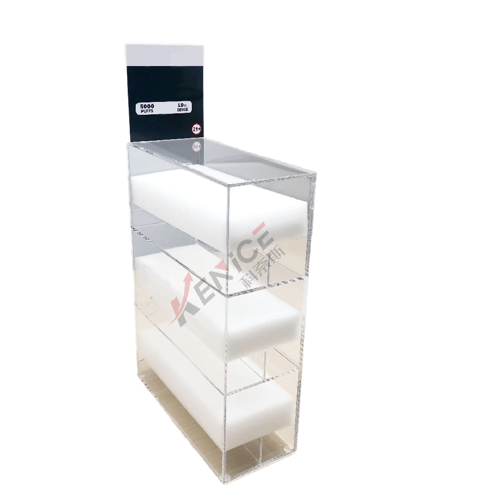 烟店台面用进口亚克力展示架（香烟及烟草柜、打火机展示架）