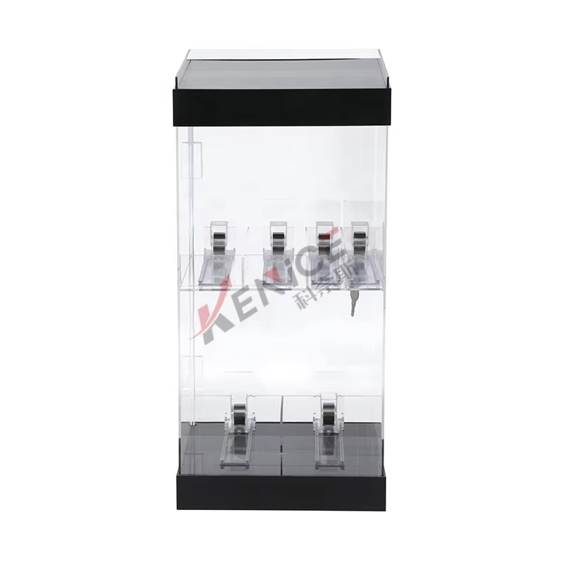 定制自动供料亚克力展示架（弹簧加载式柜台搁板香烟推件 烟店专用）