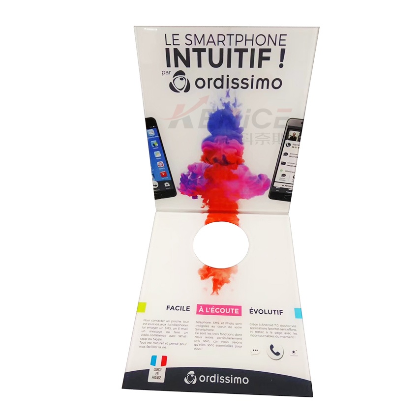 耐用现代风格高品质环保亚克力手机展示架 适用于桌面及店铺