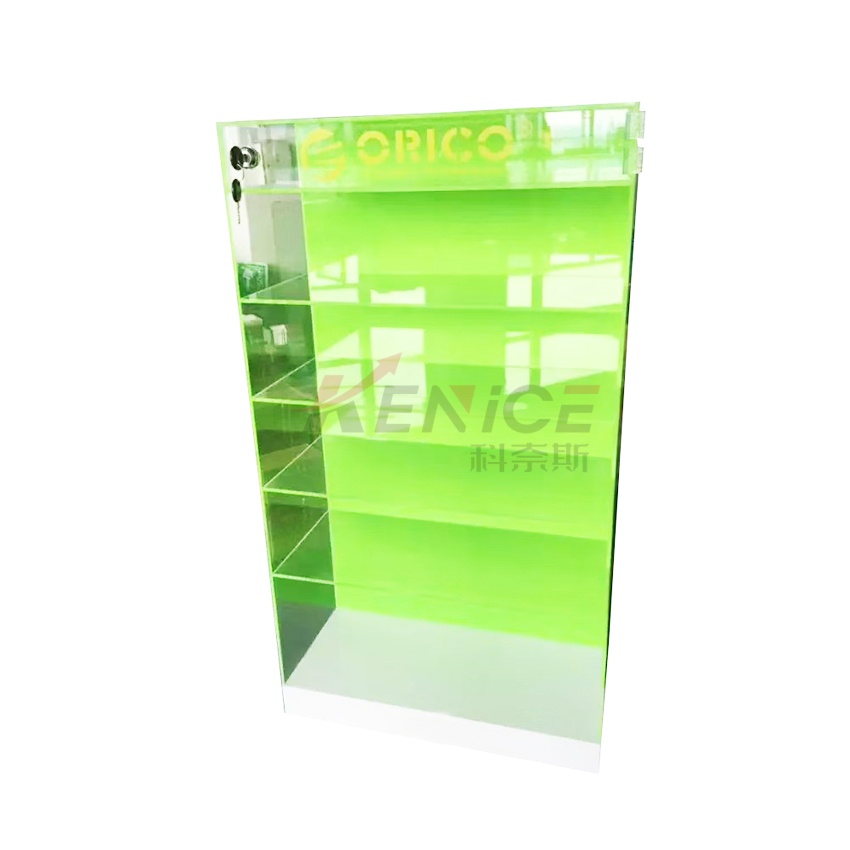 工厂定制高透亚克力手机配件展示柜 桌面亚克力展示架 适用于店铺