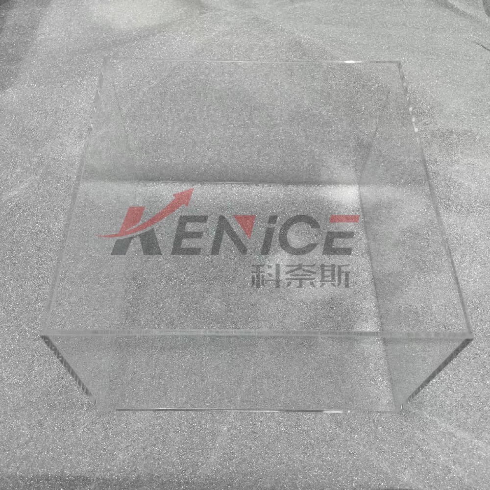 工厂批发桌面型高透明亚克力展示盒，耐用五面亚克力展示柜（适用于超市）