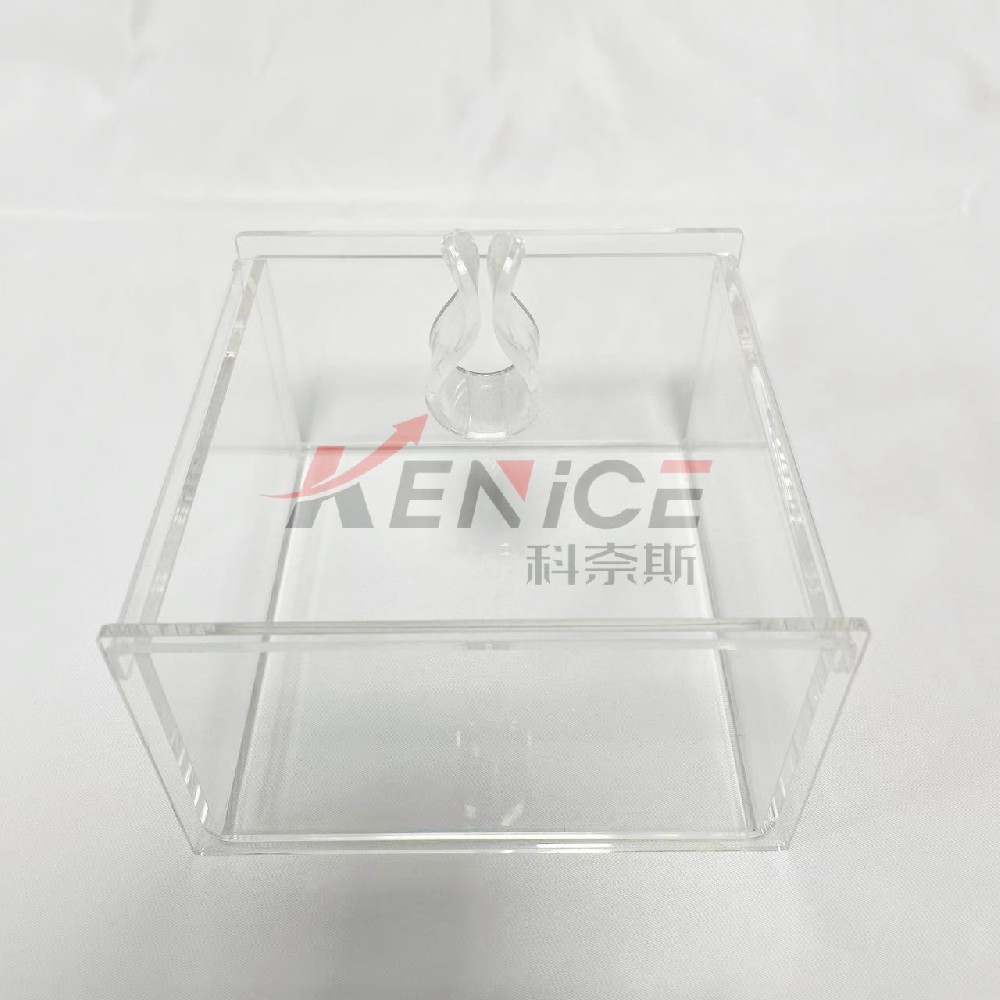 现代风格带盖亚克力展示盒 | 高品质耐用透明有机玻璃展示盒（零售店适用）