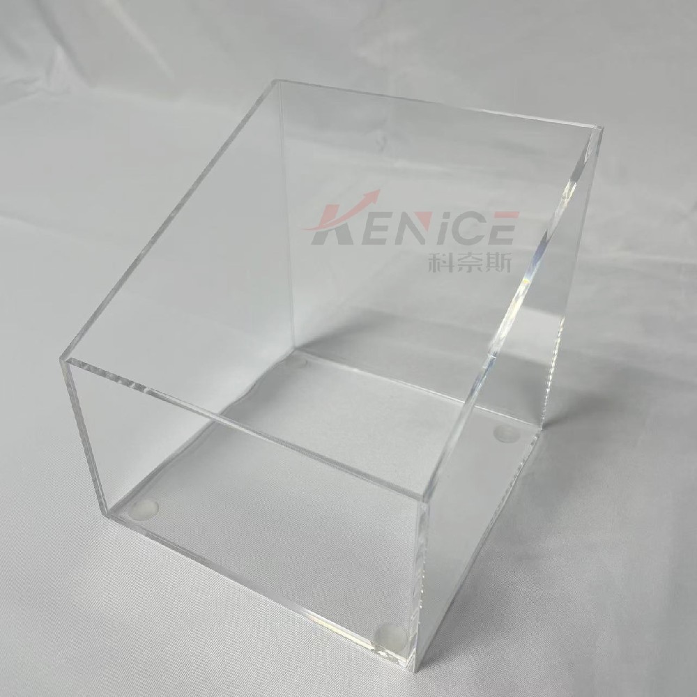 热销透明亚克力五面桌面笔展示盒（店铺用零售产品有机玻璃陈列盒）