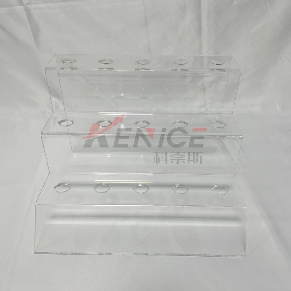 现代设计亚克力手机充电器展示架 桌面型透明PMMA（有机玻璃）手机配件展示架（适用于手机店）