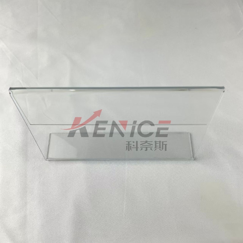 批发定制带卡槽亚克力（透明有机玻璃）菜单展示架/座，适用于餐厅